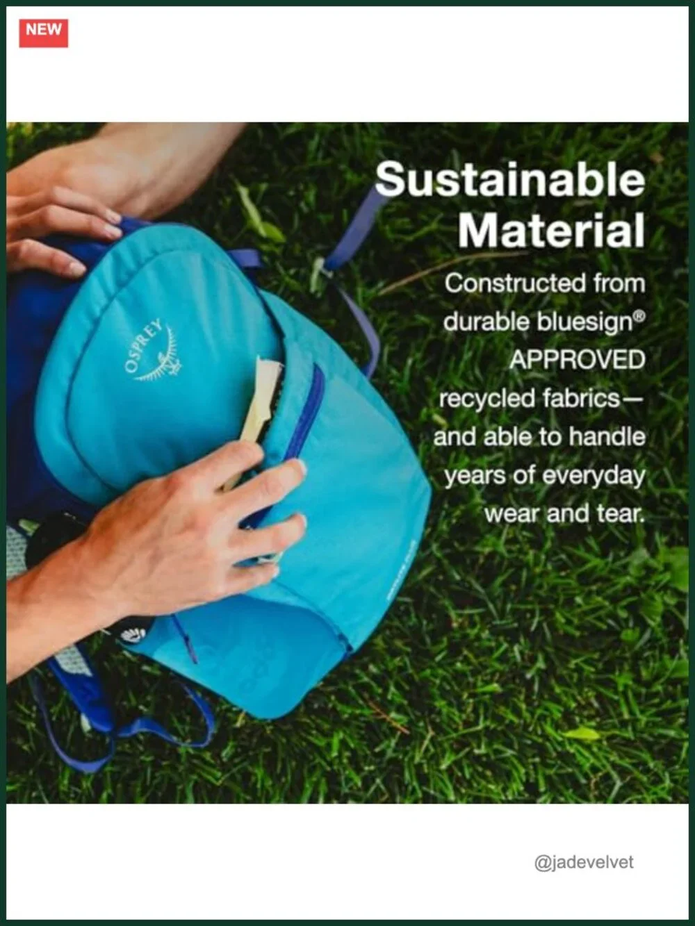 Lightweight Commuter Backpack with Laptop Sleeve - 20L, Recycled Polyester